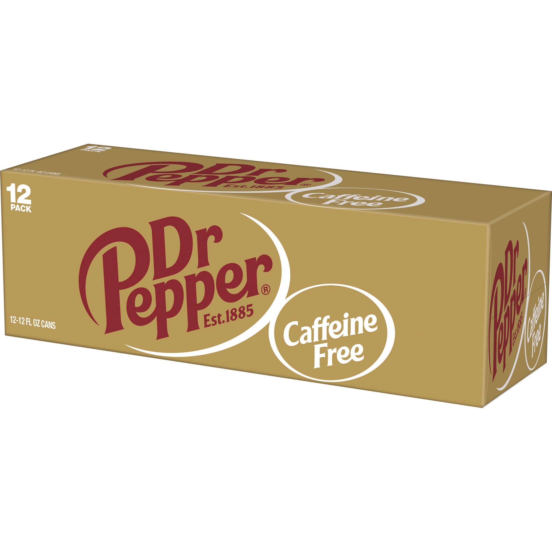 slide 4 of 5, Dr Pepper Caffeine Free - 12 ct, 12 ct; 12 fl oz