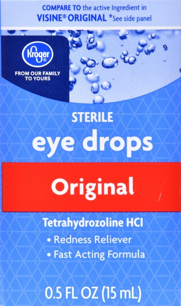 slide 1 of 1, Kroger Original Relief Eye Drops, 0.5 fl oz