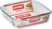 slide 1 of 1, Pyrex Basics Square Baking Dish - 8 Inch - Clear, 8 in