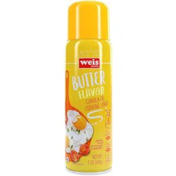 Weis Quality Butter Flavored Cooking Spray - 6 oz