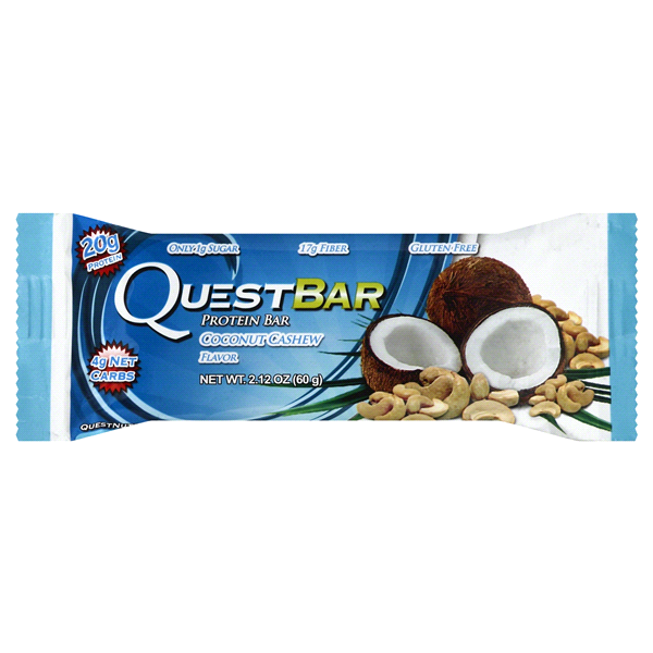 slide 1 of 6, Quest Coconut Cashew Protein Bar, 1 ct