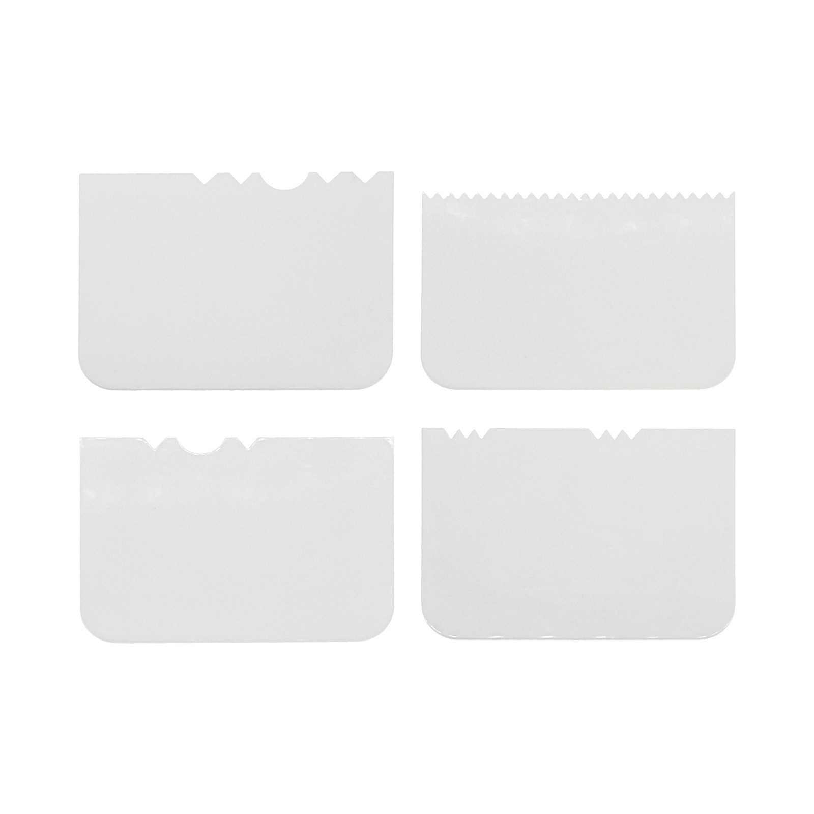 slide 2 of 3, 4" Decoration Scrapers, 4ct. By Makery, 4 ct