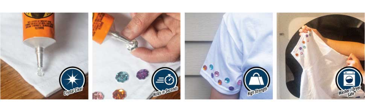 slide 2 of 4, Fabric Glue Hs 2.5Oz, 1 ct