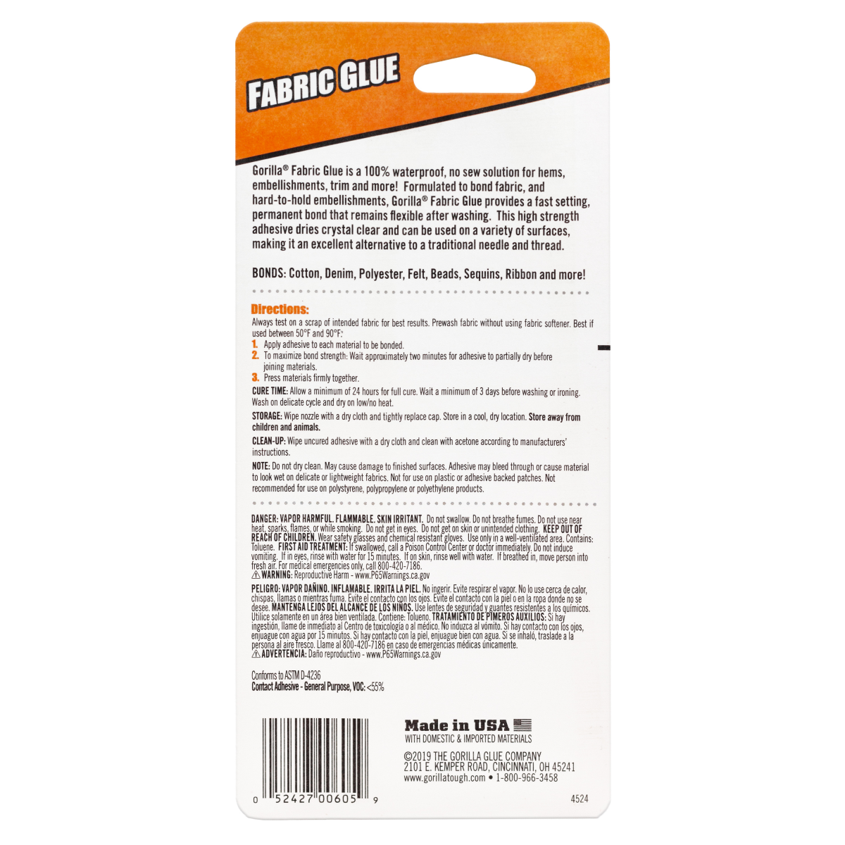 slide 3 of 4, Fabric Glue Hs 2.5Oz, 1 ct