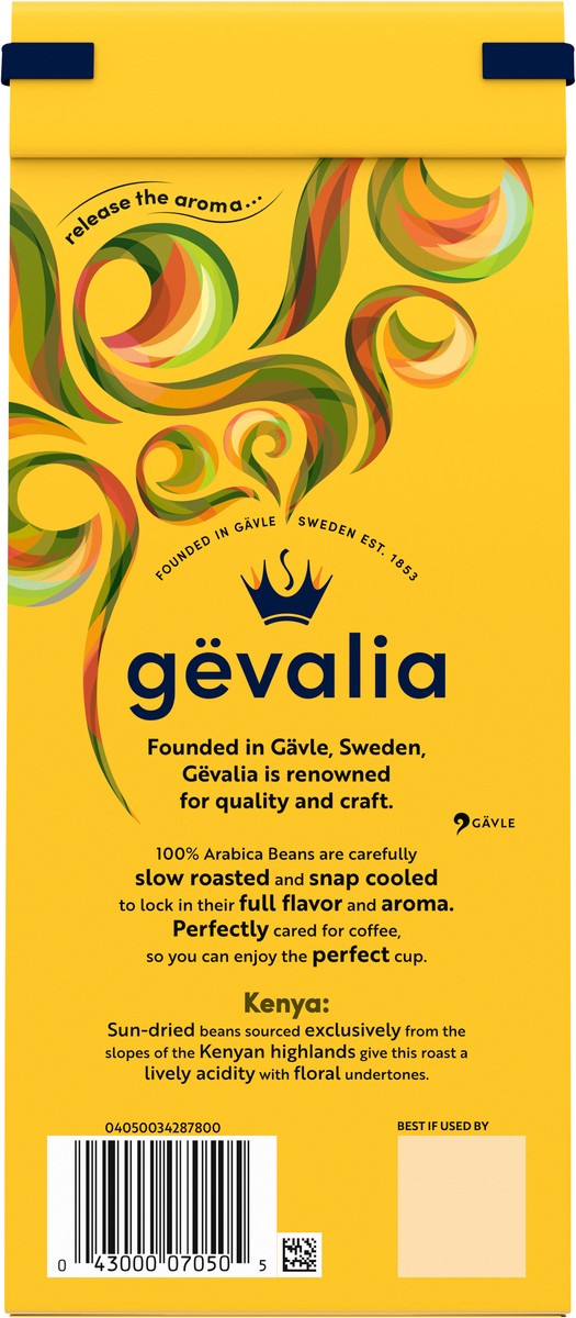 slide 6 of 9, Gevalia Special Reserve Kenya Single Origin Mild Medium Roast Fine Ground Coffee, 10 oz. Bag, 10 oz