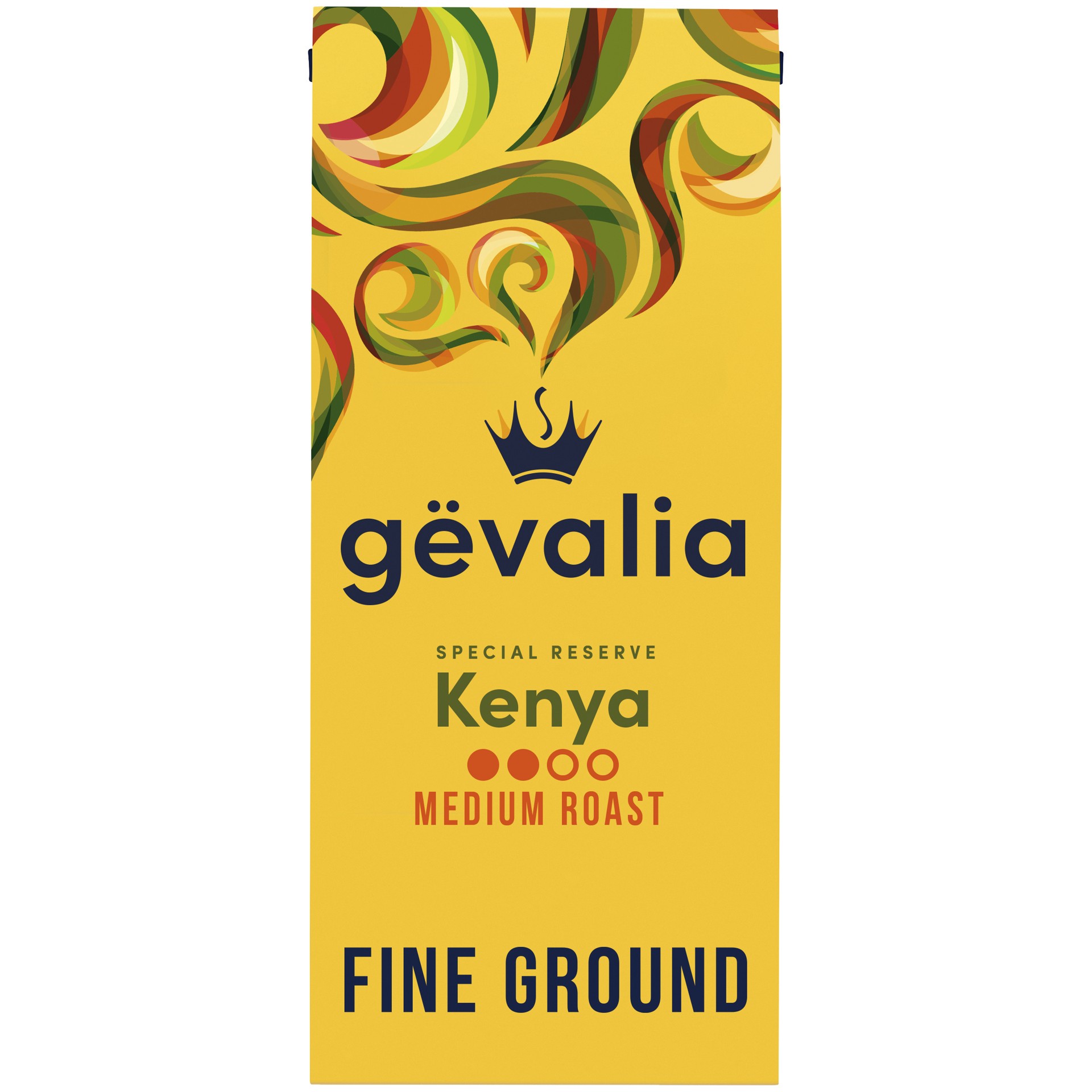 slide 1 of 9, Gevalia Special Reserve Kenya Single Origin Mild Medium Roast Fine Ground Coffee, 10 oz. Bag, 10 oz