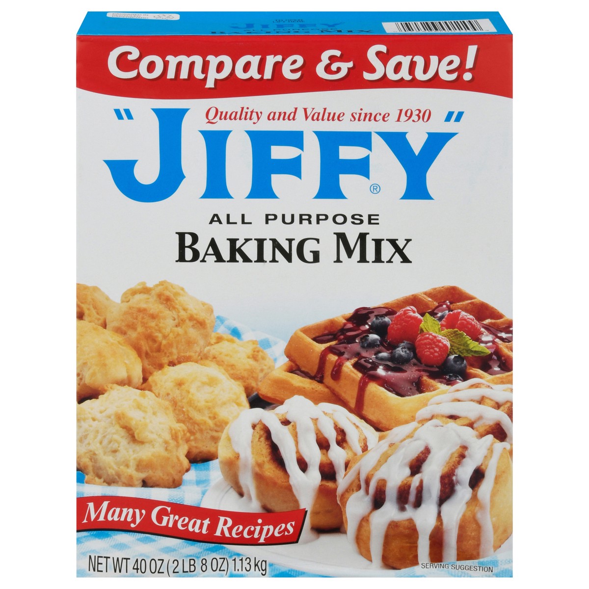 slide 11 of 13, Jiffy All Purpose Baking Mix 40 oz, 40 oz