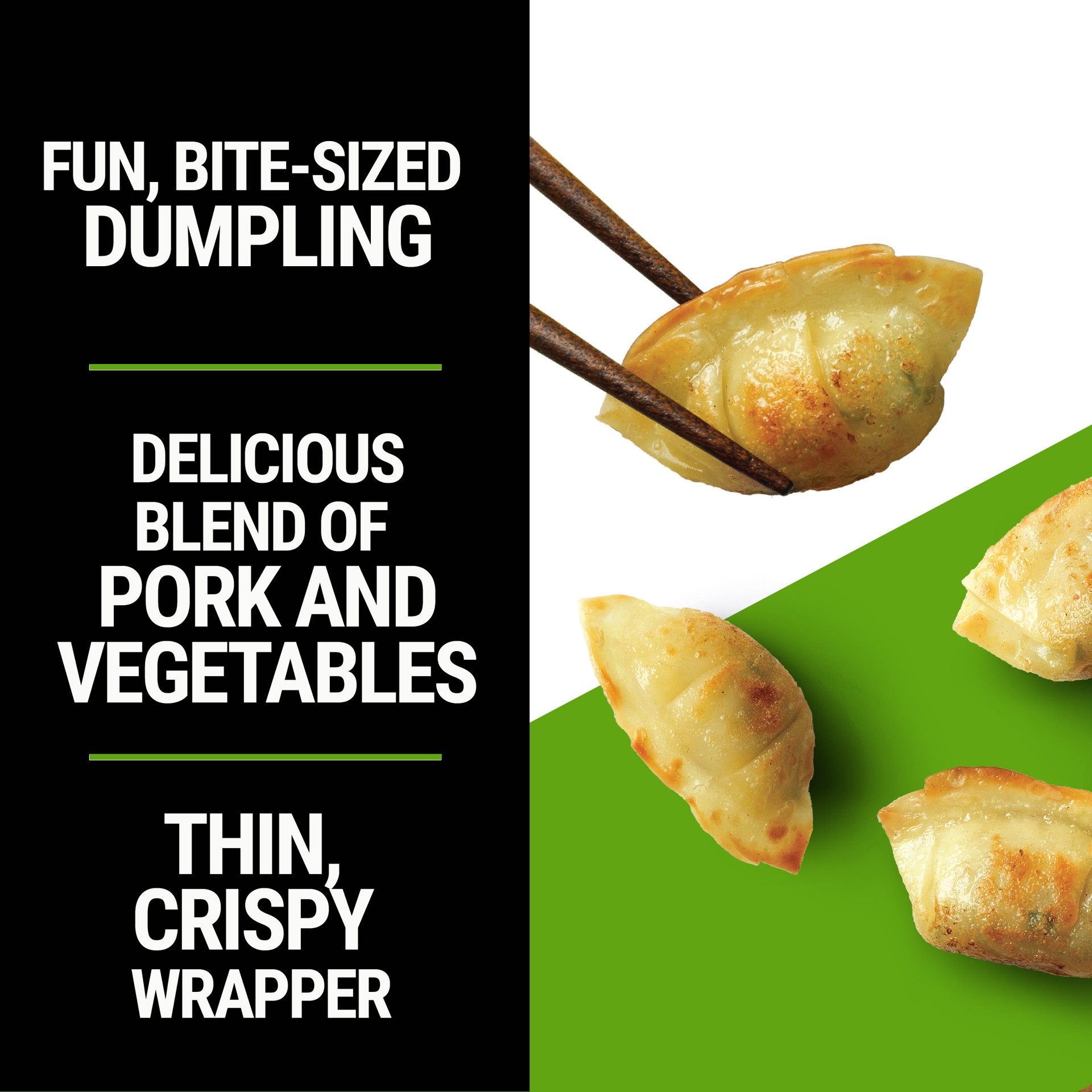 slide 3 of 5, BIBIGO Mini Wontons Pork & Vegetable Dumplings, 1.5 lb