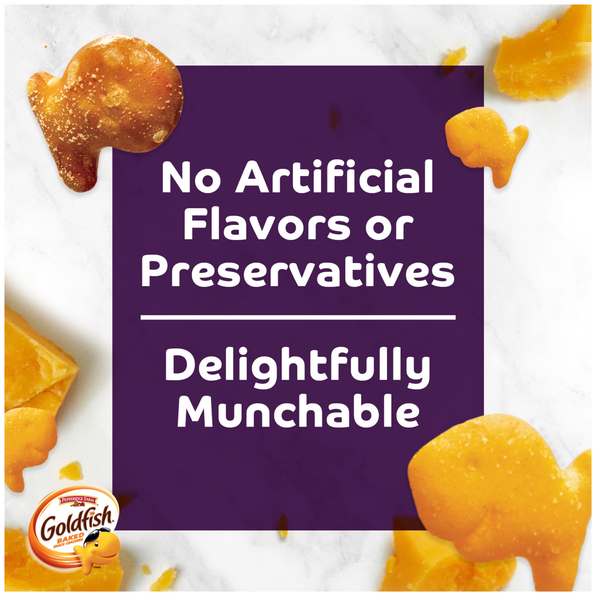 slide 8 of 9, Goldfish Crackers Mix with Xtra Cheddar and Pretzel, Snack Crackers, 6.6 oz bag, 6.6 oz