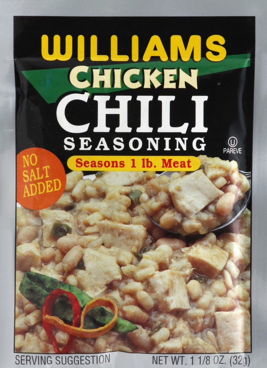 slide 2 of 2, Williams Chicken Chili Seasoning, 1.125 oz