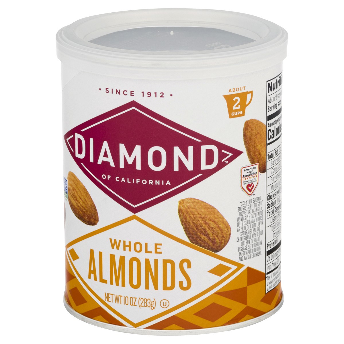 slide 12 of 13, Diamond Whole Almonds 10 oz, 10 oz