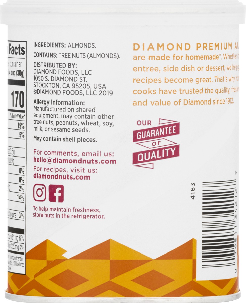 slide 5 of 13, Diamond Whole Almonds 10 oz, 10 oz