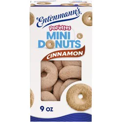 Entenmann's Pop'ettes Cinnamon Mini Donuts, 9 oz, Box