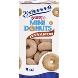 Entenmann's Pop'ettes Cinnamon Mini Donuts, 9 oz, Box
