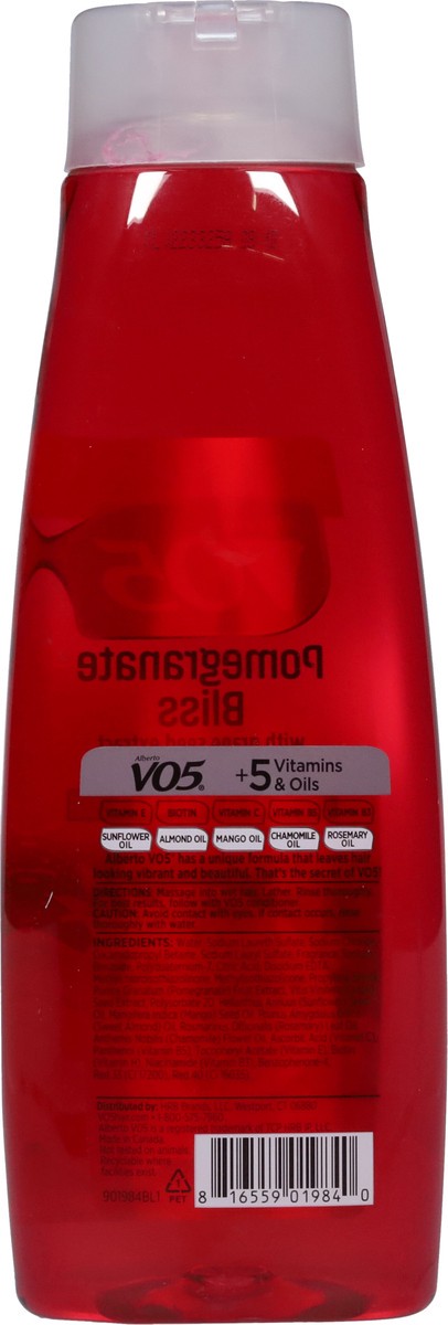 slide 6 of 10, Alberto VO5 Moisturizing Pomegranate Bliss With Grape Seed Extract Shampoo, 15 fl oz