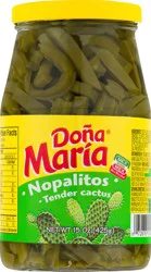 ETHNIC GROCERY Dona Maria Napalitos (Tender Cactus) Glass Jar