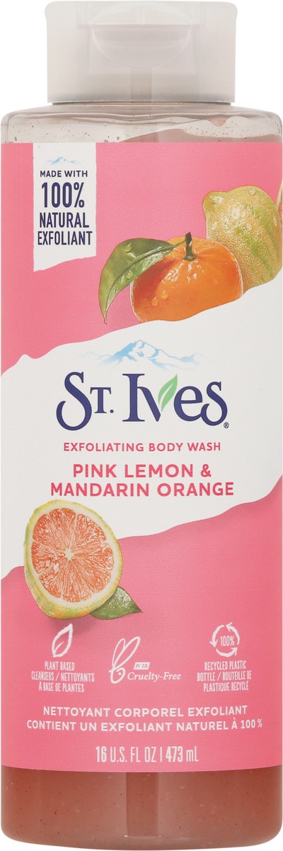 slide 8 of 10, St. Ives B/Wash Pink Lemonade &Orange, 16 oz