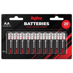Hy-Vee AA Batteries, 20 Pack