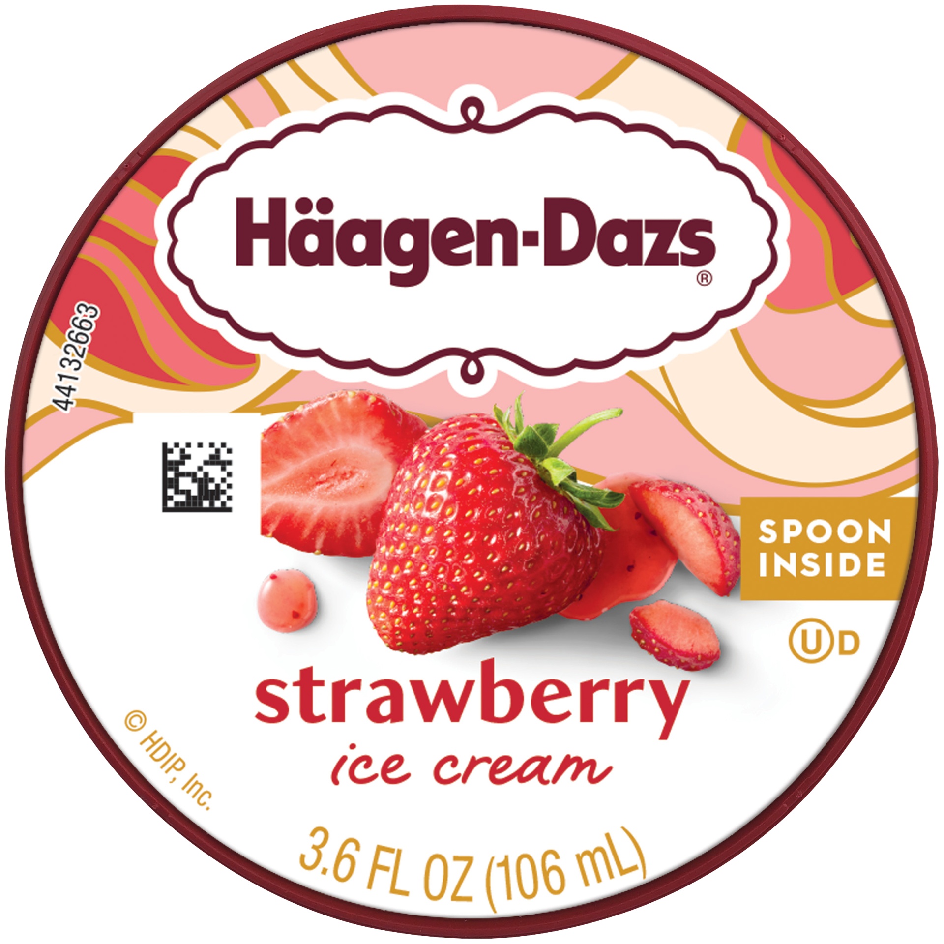 slide 7 of 7, Haagen-Dazs Strawberry Ice Cream, 3.6 fl oz