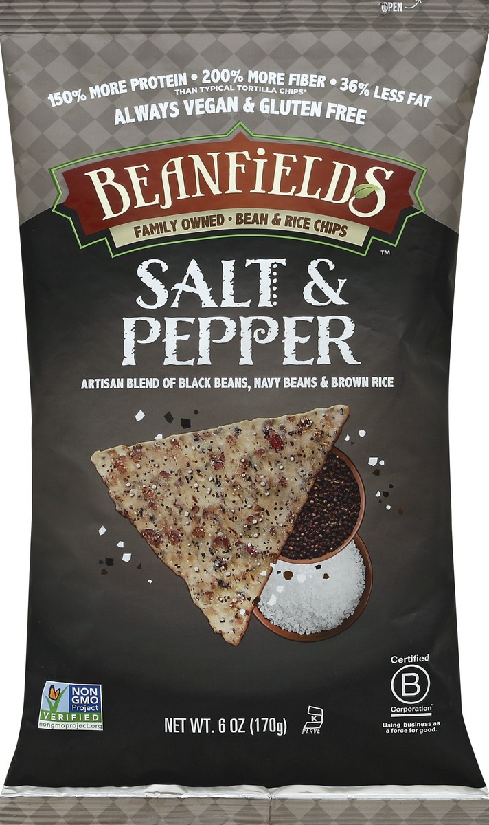 slide 1 of 5, Beanfields Bean & Rice Chips 6 oz, 6 oz