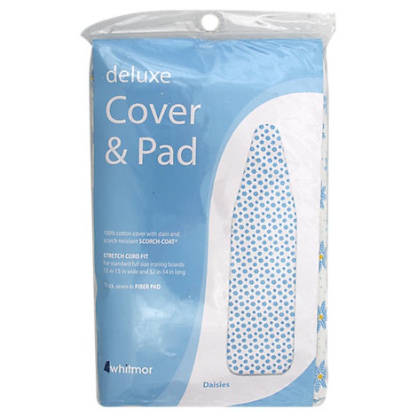 slide 1 of 1, Whitmor Deluxe Cover & Pad For Iron Board - Each, 1 ct