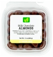 slide 1 of 1, Milk Chocolate Almonds, 13 oz