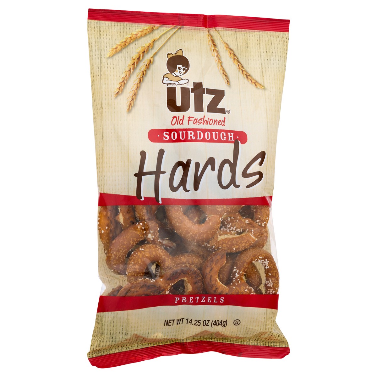 slide 9 of 9, Utz 14.25 oz Utz Old Fashioned Sourdough Hards Pretzels, 16 oz