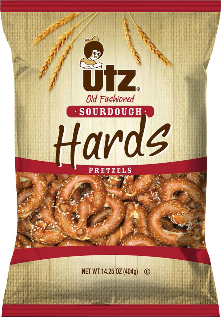 slide 5 of 9, Utz 14.25 oz Utz Old Fashioned Sourdough Hards Pretzels, 16 oz