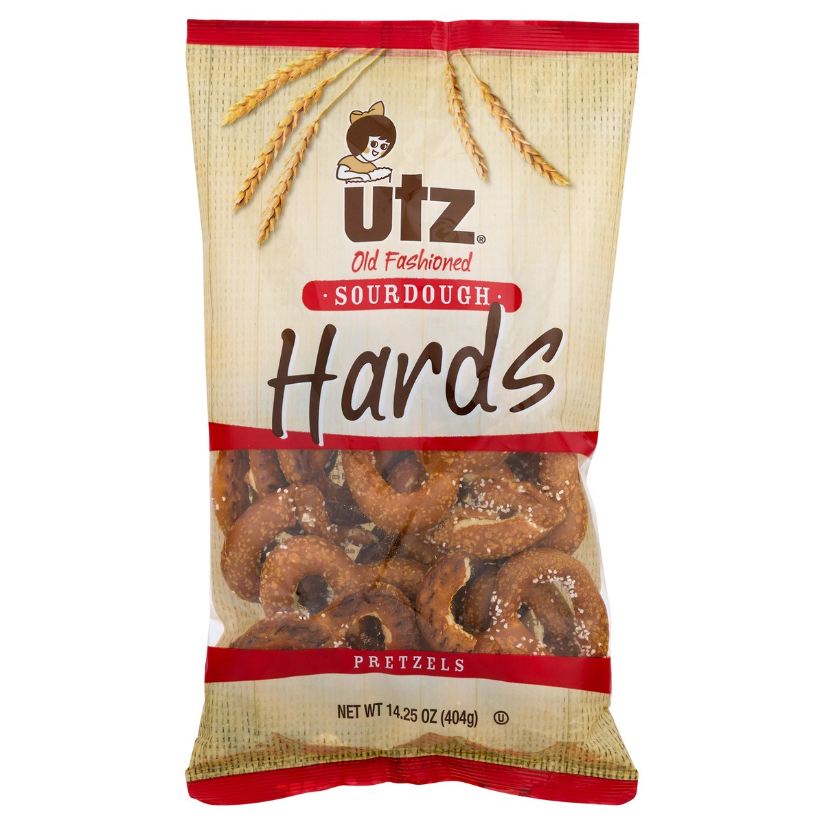 slide 1 of 9, Utz 14.25 oz Utz Old Fashioned Sourdough Hards Pretzels, 16 oz