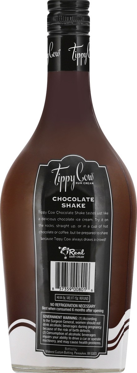 slide 8 of 9, Tippy Cow Rum Cream, Assorted Varieties, 750 ml