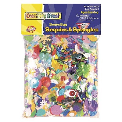 slide 1 of 1, Creativity Street Sequins & Spangles - Multi-Colored, 1 ct