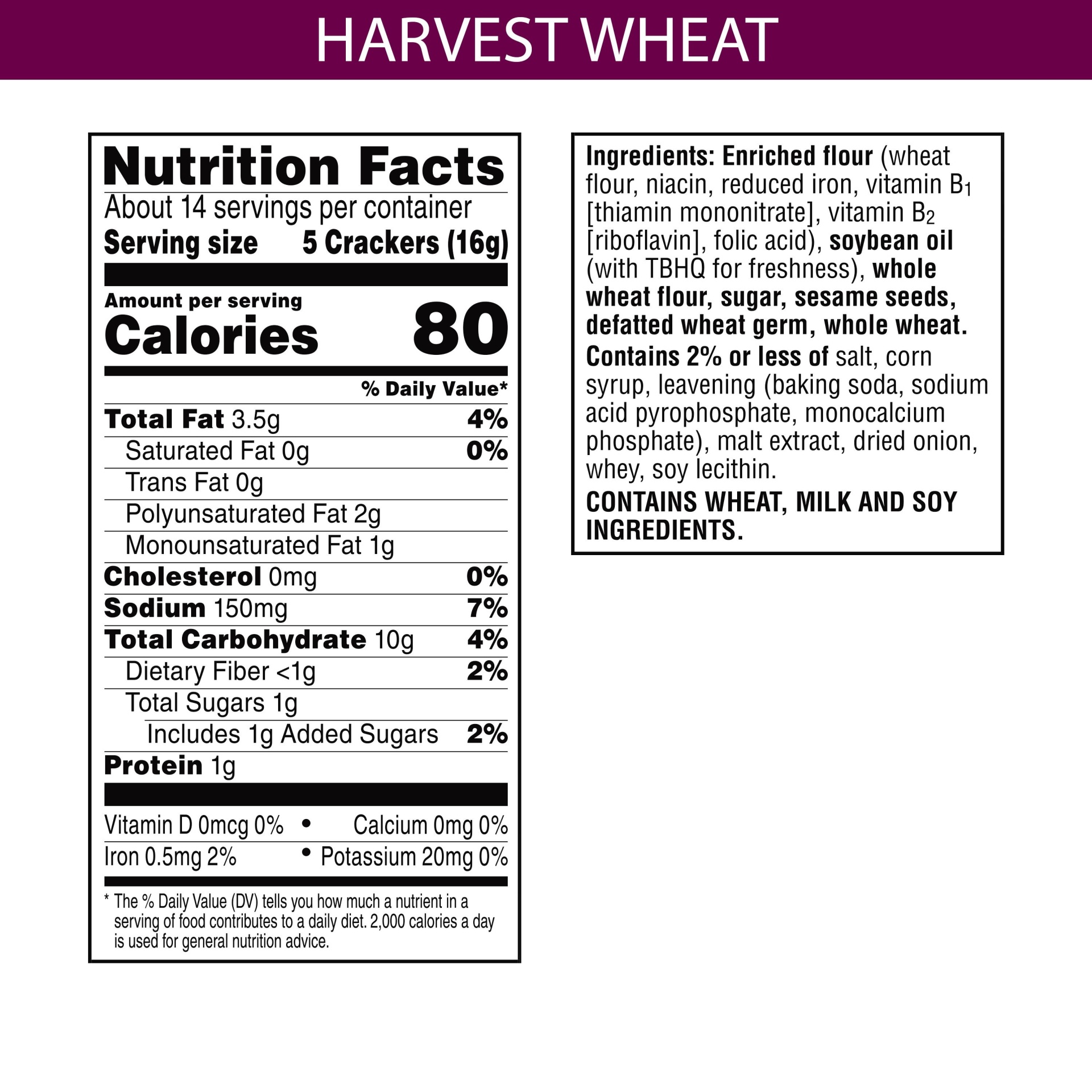 slide 3 of 7, Kellogg's Toasteds Crackers, Toasted Wheat Crackers, Party Snacks, Harvest Wheat, 8 oz