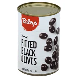 Raley's Ripe Pitted Small Olives 6 oz