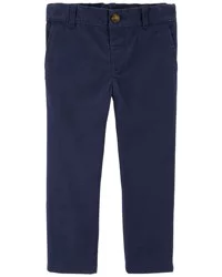 Carter's Baby Flat-Front Pants Navy 18M