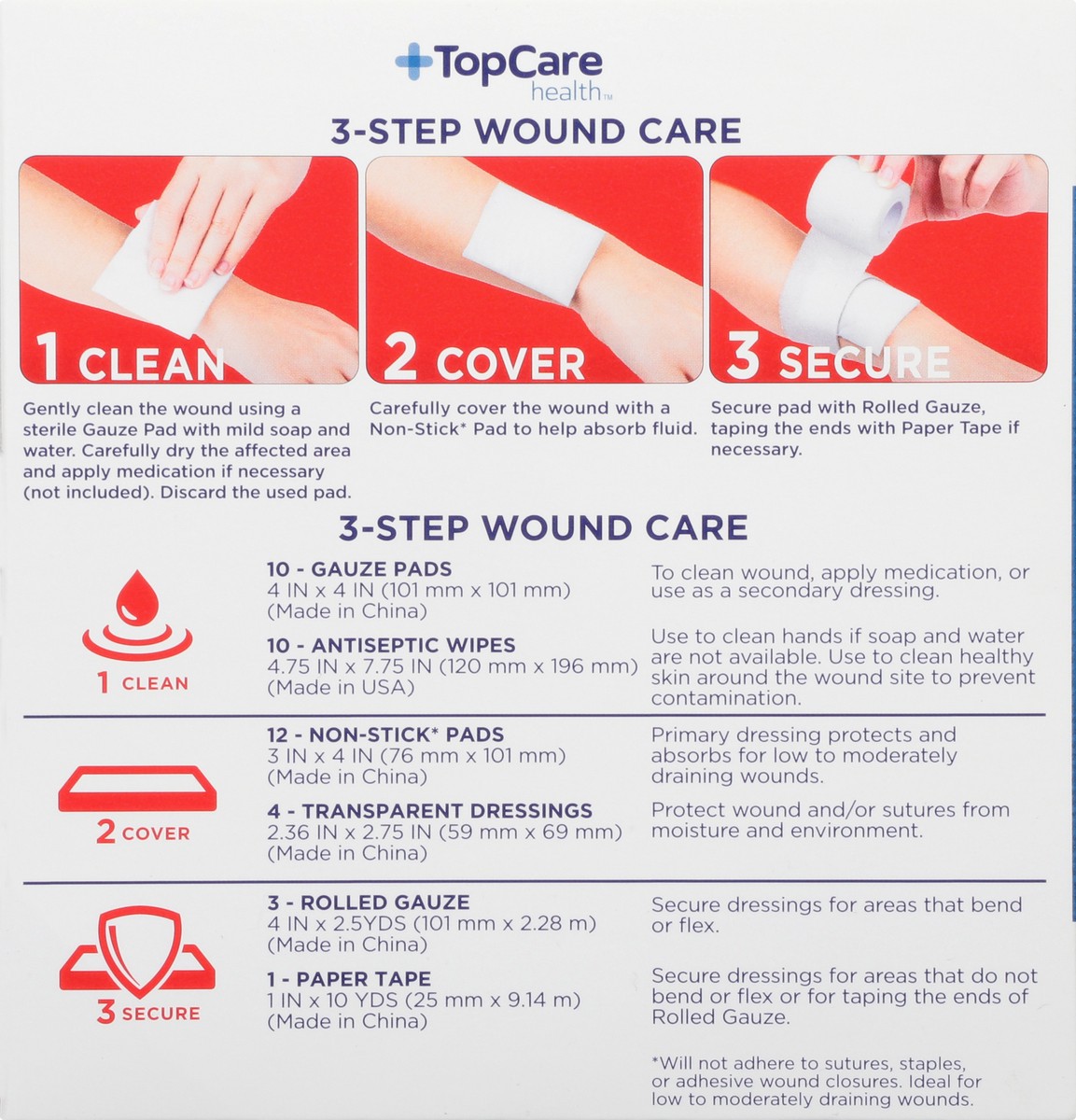 slide 5 of 13, TopCare Health 3-Step Wound Care Kit 1 ea, 1 ct