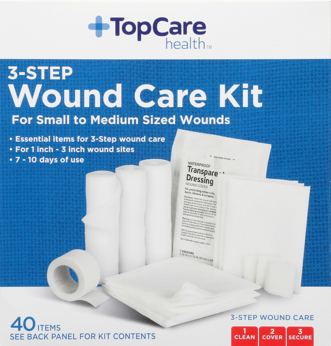 slide 9 of 13, TopCare Health 3-Step Wound Care Kit 1 ea, 1 ct