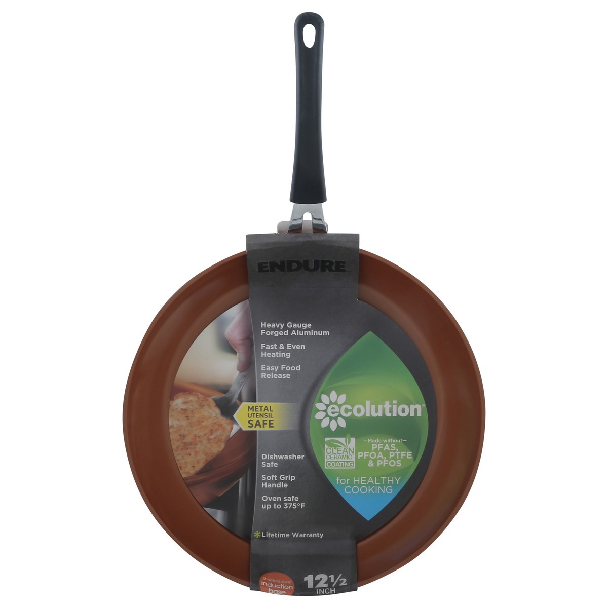 slide 4 of 11, Ecolution Endure Copper Induction Base Fry Pan 1 ea, 1 ct