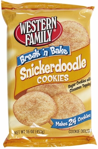 slide 1 of 1, Western Family Bnb Snickdoodle Cookie Dugh, 16 oz