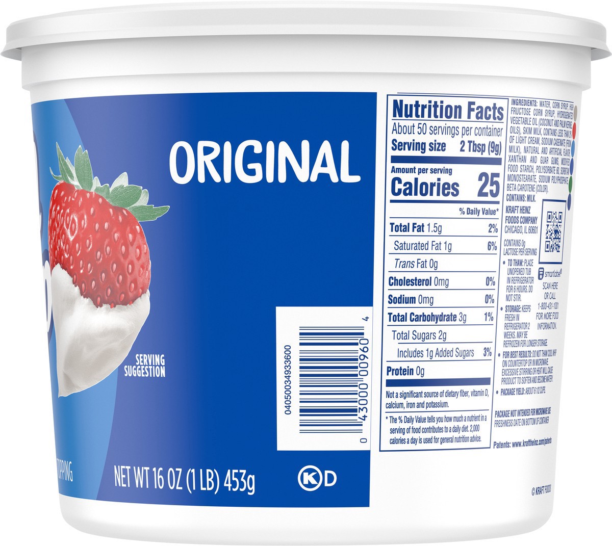 slide 7 of 9, Cool Whip Original Whipped Topping, 16 oz Tub, 16 oz