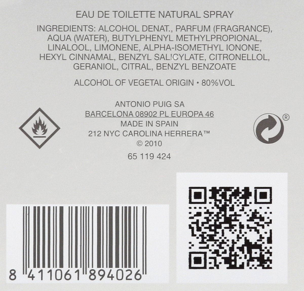 slide 6 of 9, Carolina Herrera 212 Eau De Toilette Spray For Women, 2 oz