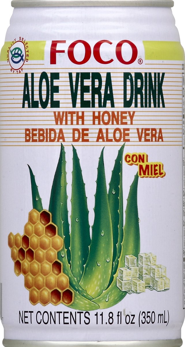 slide 1 of 5, Foco Aloe Drink - 11.8 fl oz, 11.8 fl oz