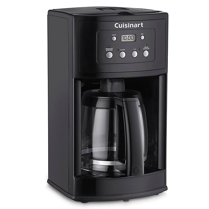 slide 2 of 3, Cuisinart 12-Cup Programmable Coffee Maker with Glass Carafe - Black, 1 ct