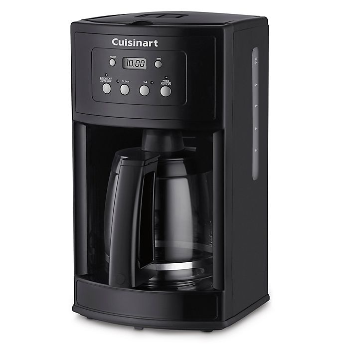 slide 3 of 3, Cuisinart 12-Cup Programmable Coffee Maker with Glass Carafe - Black, 1 ct