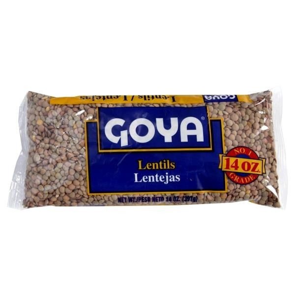 slide 1 of 1, Goya Lentils, 14 oz