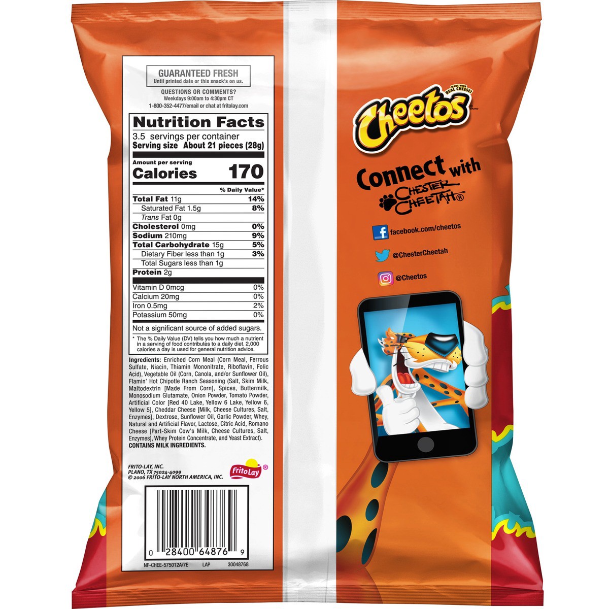 slide 5 of 6, Cheetos Snacks, 3.5 oz