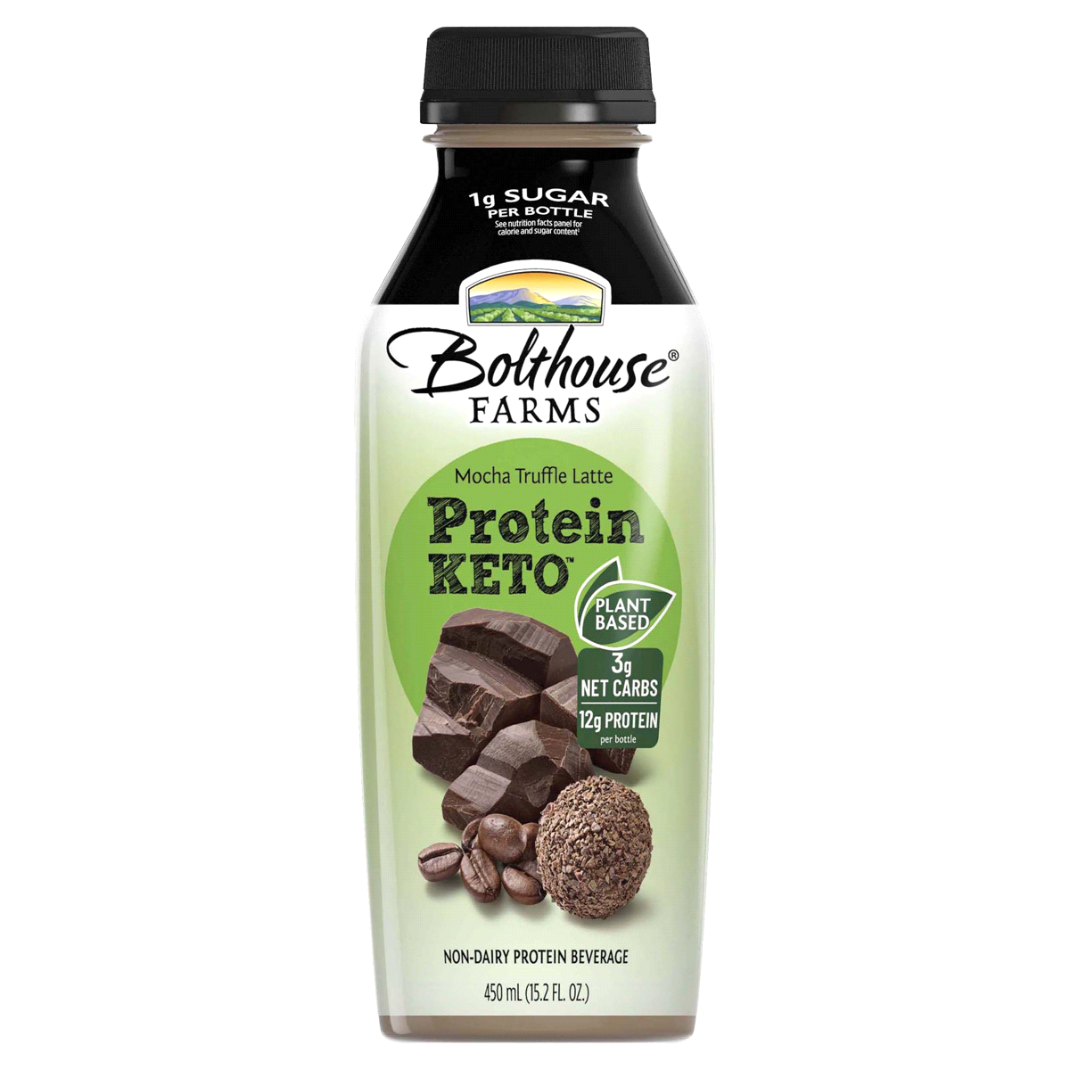 slide 1 of 1, Bolthouse Farms Plant-Based Protein Keto™ Mocha Truffle Latte 15.2oz, 15.2 oz