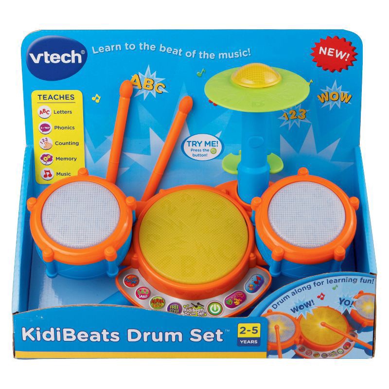 slide 2 of 6, VTech KidiBeats Drum Set, 1 ct