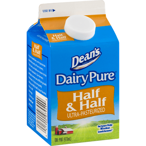 slide 2 of 9, Dairy Pure Half & Half Ultra-Pasteurized Pint, 1 pint