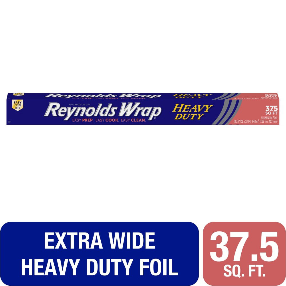 slide 1 of 6, Reynolds Wrap Heavy Duty Aluminum Foil, 37.5 sq ft