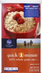 Kroger Quick 1-Minute 100% Whole Grain Oats